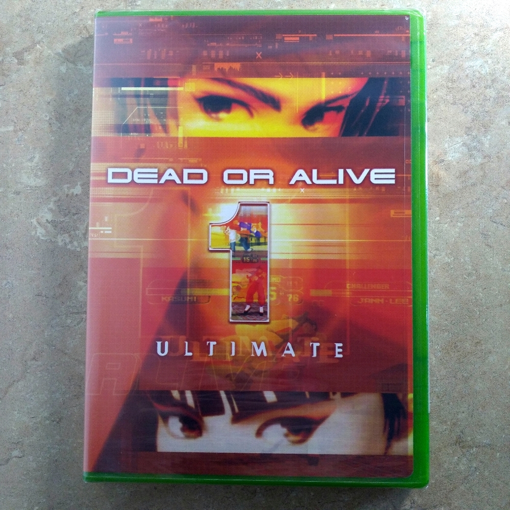 Dead or Alive 1 Ultimate (Microsoft Xbox, 2004) New Sealed Xbox 